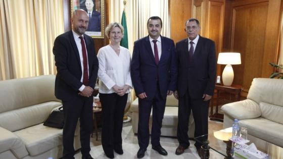 Energie : Le mininstre de l’Energie et des Mines « Mohmaed Arkab » reçoit la directrice générale de la société allemande « Wintershall Dea AG »