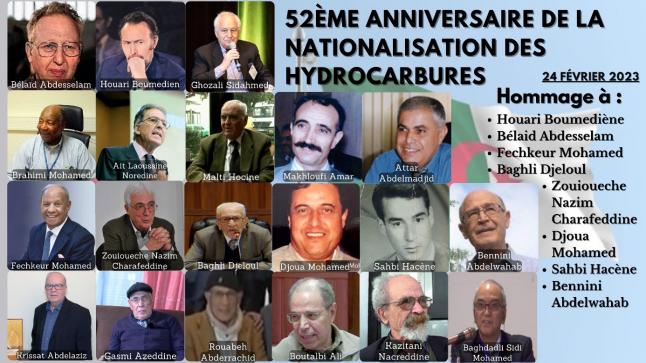 Commémoration du 52ème anniversaire de la nationalisation des hydrocarbures