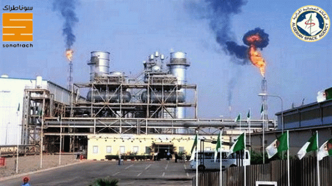 Les gaz torchés : Coopération Sonatrach – Agence Spatiale Algérienne pour en évaluer le volume