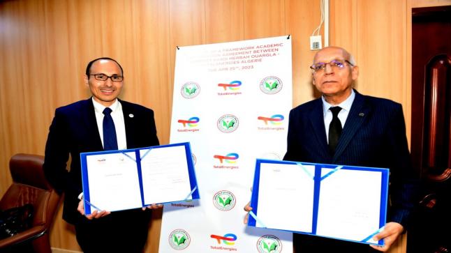 TotalEnergies Algérie – Université Kasdi Merbah de Ouargla : un accord de coopération dans le domaine de la formation